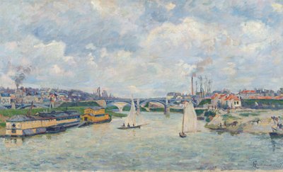 Charenton Port by Jean Baptiste Armand Guillaumin